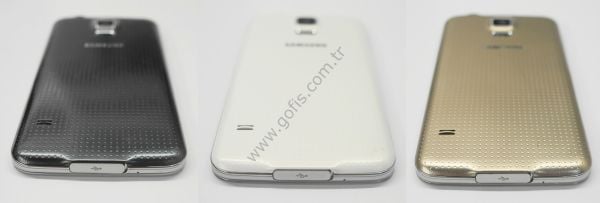 SAMSUNG GALAXY S5 ARKA PİL KAPAK + ORTA KASA PLASTİK %100 ORİJİNAL