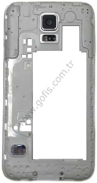 SAMSUNG GALAXY S5 ORTA KASA ÇITA GÜMÜŞ