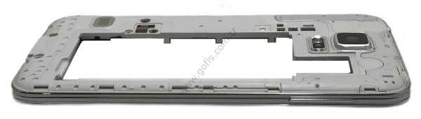 SAMSUNG GALAXY S5 ORTA KASA ÇITA GÜMÜŞ