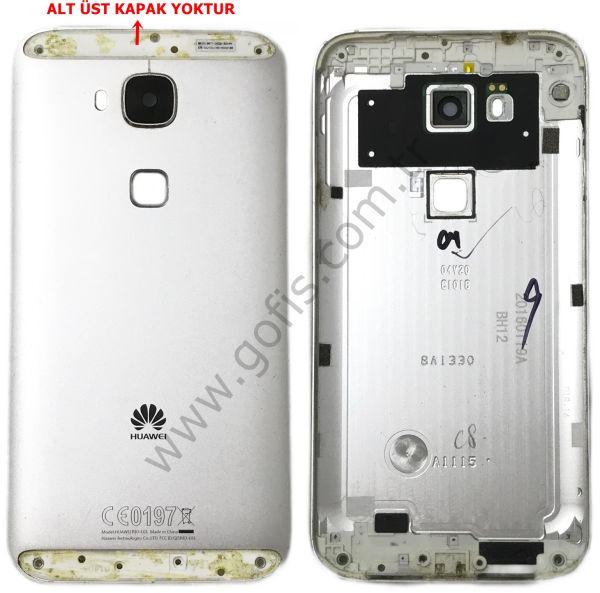 HUAWEİ G8 RİO-L01 KASA ARKA PİL BATARYA KAPAK %100 ORİJİNAL GÜMÜŞ
