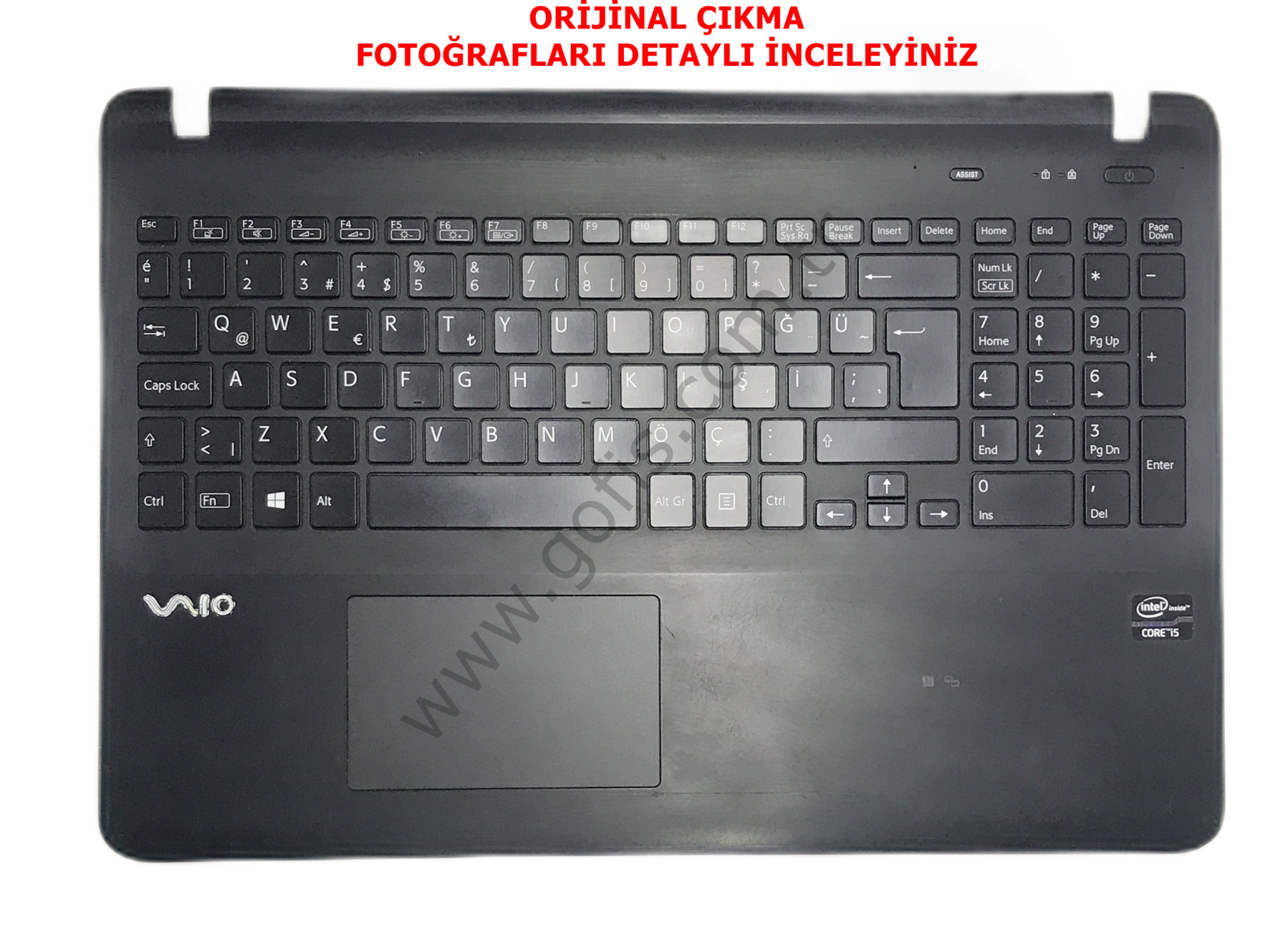 SONY VAİO SVF15 SVF152 SVF153 ÜST KASA KLAVYE AEHK9A001103A 3PHK9PHN0A0 EAHK9009010 49HK9KBN000 KLAVYE KASASI %100 ORİJİNAL