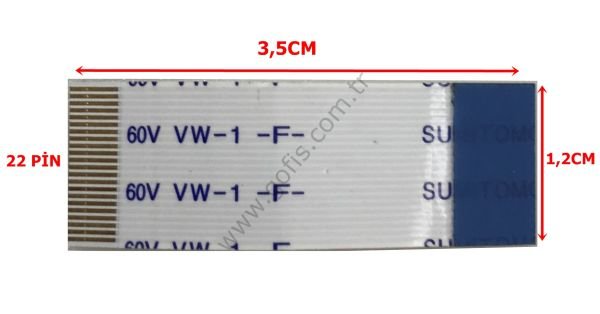 RİCOH AFİCİO MPC3002 MPC3502 KONTROL PANELİ BORDU FLEXİ 1,2CM 3,5CM 22 PİN FLEX CABLE