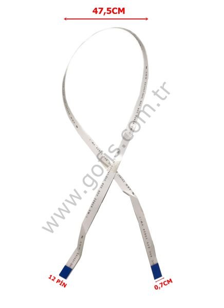 RİCOH AFİCİO MPC3002 MPC3502 KONTROL PANELİ BORDU FLEXİ 0,7CM 47,5CM 12 PİN FLEX CABLE