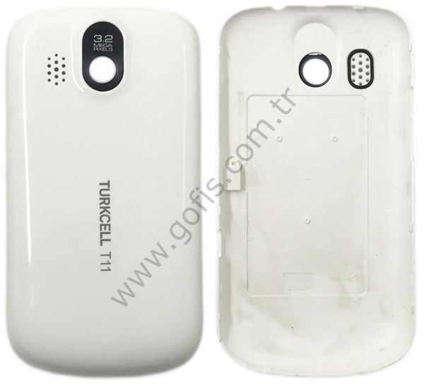 TURKCELL T11 ARKA PİL BATARYA KAPAK BEYAZ