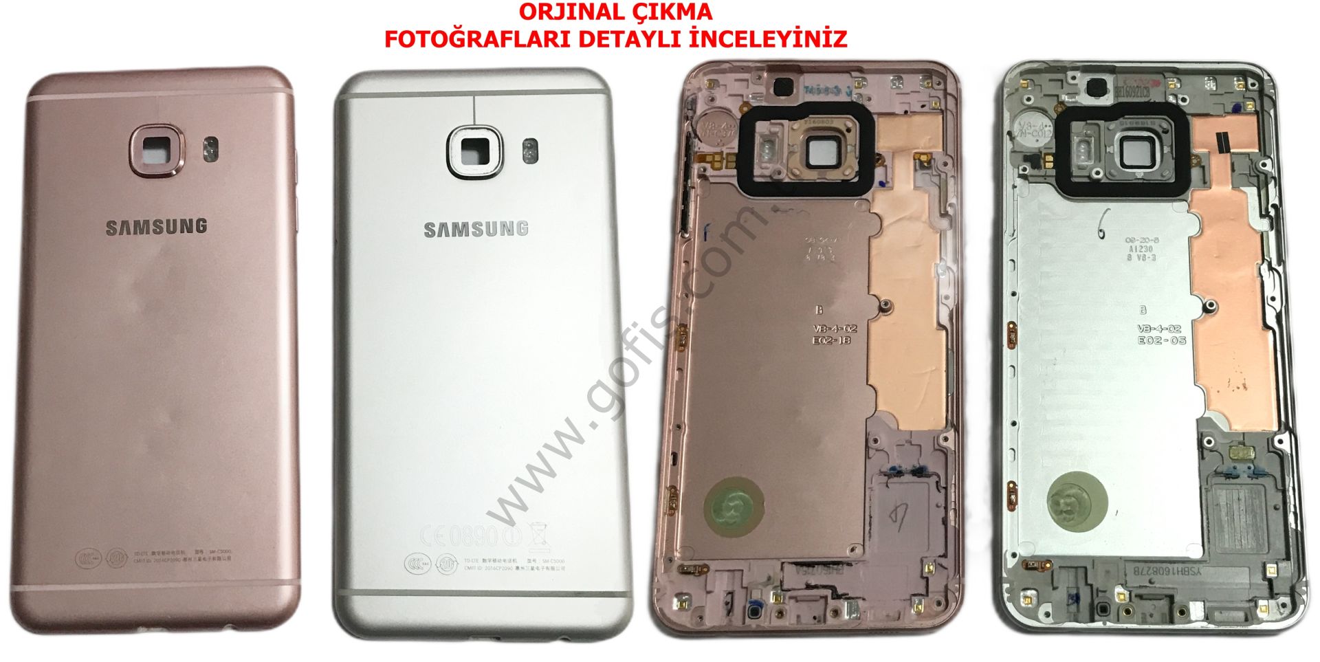 SAMSUNG GALAXY C5 C5000 KASA KAPAK %100 ORİJİNAL