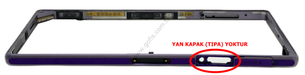 SONY XPERİA Z1 KENAR ÇITA ÇERÇEVE MOR