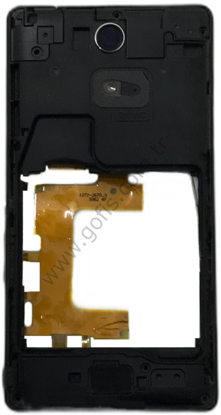 SONY XPERİA ZR C5502 C5503 ORTA KASA FULL SİYAH