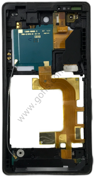 SONY XPERİA ZR C5502 C5503 ORTA KASA FULL SİYAH