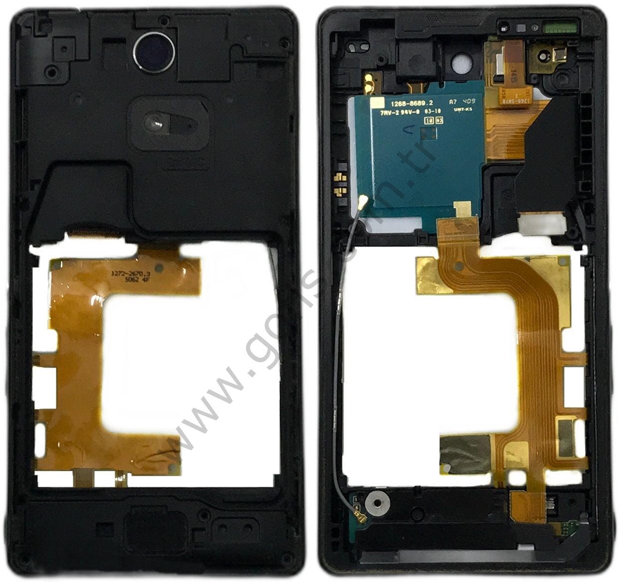 SONY XPERİA ZR C5502 C5503 ORTA KASA FULL SİYAH