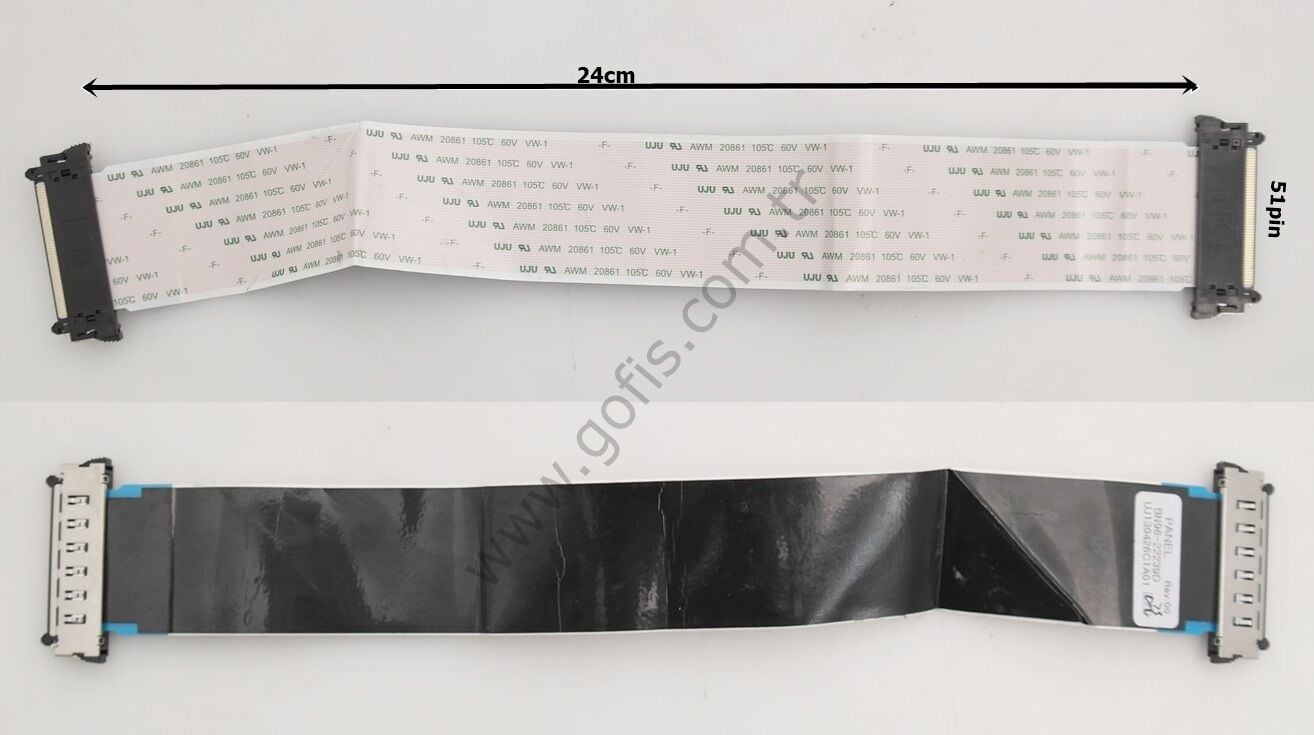 SAMSUNG UE40EH6030 LVDS KABLO BN96-22239D 24CM 51 PİN LVDS CABLE
