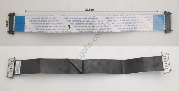 SAMSUNG UE40D5003BW LVDS KABLO BN96-17116M 29,5CM 51 PİN LVDS CABLE