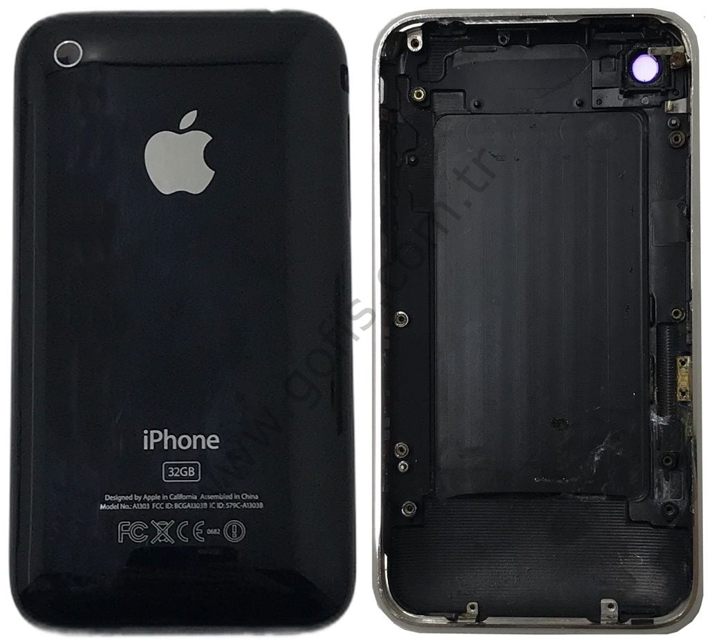 APPLE İPHONE 3GS KASA KAPAK A1303 SİYAH