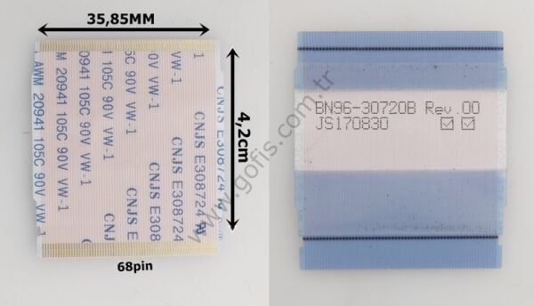 SAMSUNG T32E310MZ FLEX KABLO BN96-30720B 35,85MM 4,2CM 68 PİN FLEX CABLE