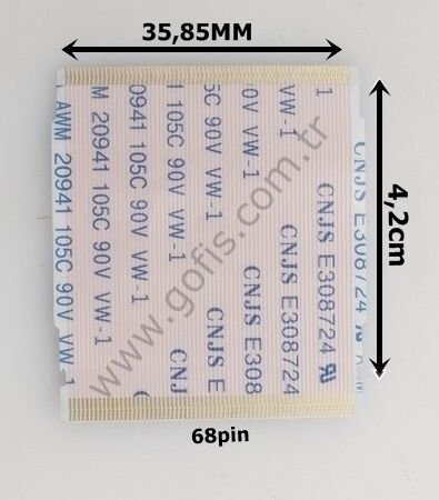 SAMSUNG T32E310MZ FLEX KABLO BN96-30720B 35,85MM 4,2CM 68 PİN FLEX CABLE