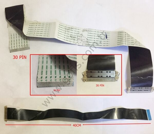 TENNRICH-S AWM 20861 105C VW-1 FLEX KABLO 30 PİN 40CM FLEX CABLE