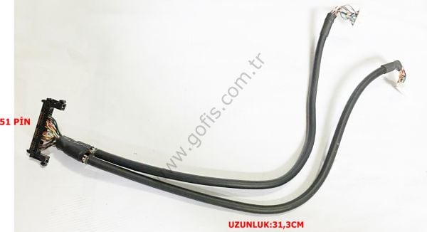 E148000 AWM STYLE 20276 80C 30V VW-1 –LF- PC10 LVDS KABLO 51 PİN 31,3CM