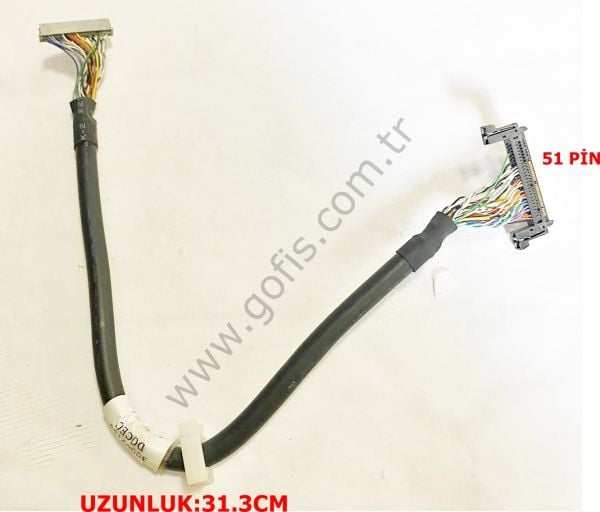 TOSHİBA 32BV701B LVDS KABLO 30069139 DGCEC 51 PİN 31.3CM