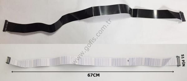 WDK AWM 20890 E310361 105C 90V VW-1 LVDS KABLO 67CM 51 PİN LVDS CABLE