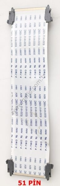 P-TWO AWM 20861 E221612 105C 60V VW-1 FLEX KABLO 51 PİN 14,5CM FLEX CABLE
