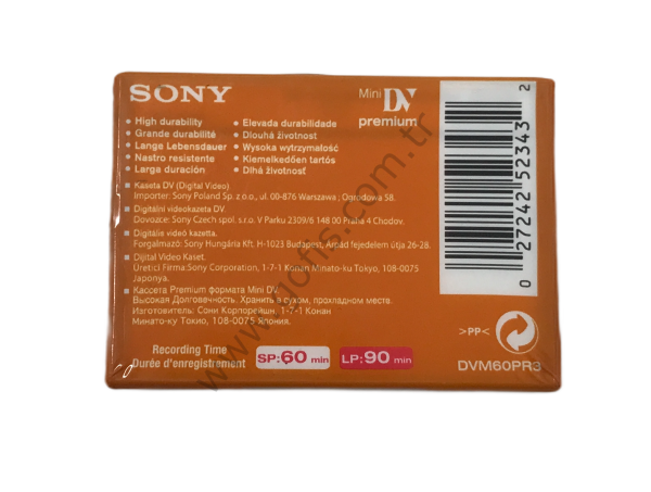 SONY DVM60PR3 MİNİ DV KAMERA KASETİ