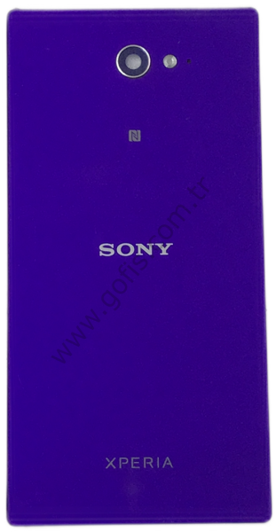 SONY XPERİA M2 ARKA PİL KAPAK MOR