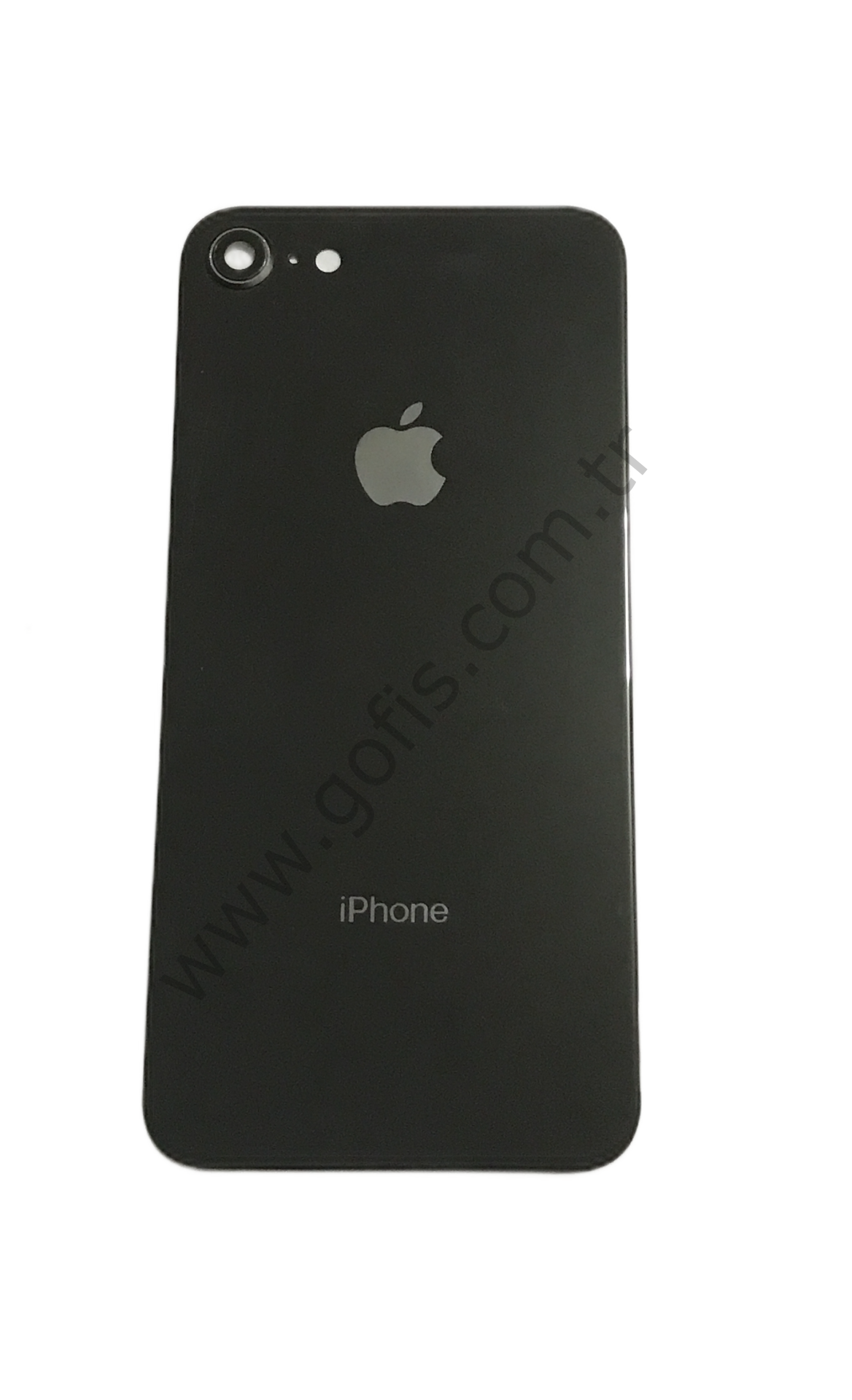 APPLE İPHONE 8 ARKA KAPAK CAM KAMERA LENSLİ SİYAH %100 ORİJİNAL