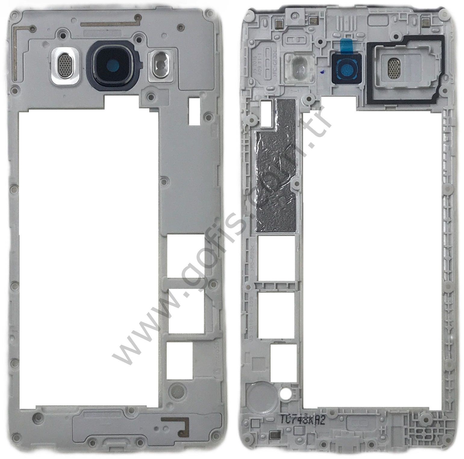 SAMSUNG GALAXY J5 2016 J510 ARKA KASA ÇERÇEVE SİYAH