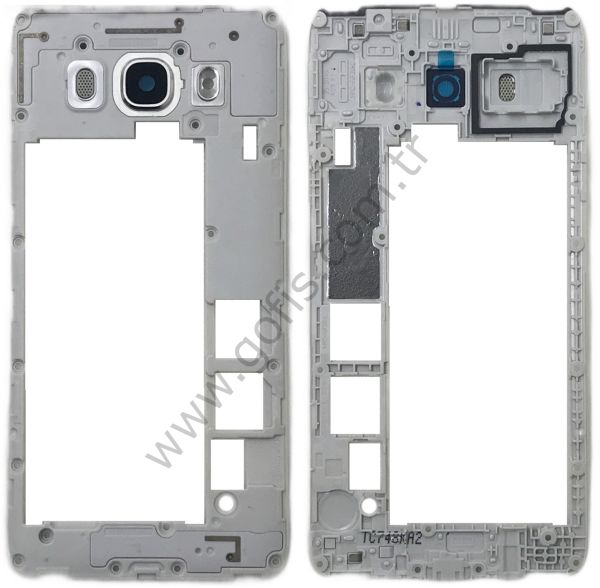 SAMSUNG GALAXY J5 2016 J510 ARKA KASA ÇERÇEVE BEYAZ