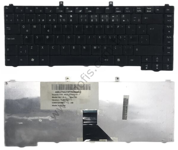 ACER ASPİRE 3000 KLAVYE TÜRKÇE Q ZL1 AEZL2TNA219