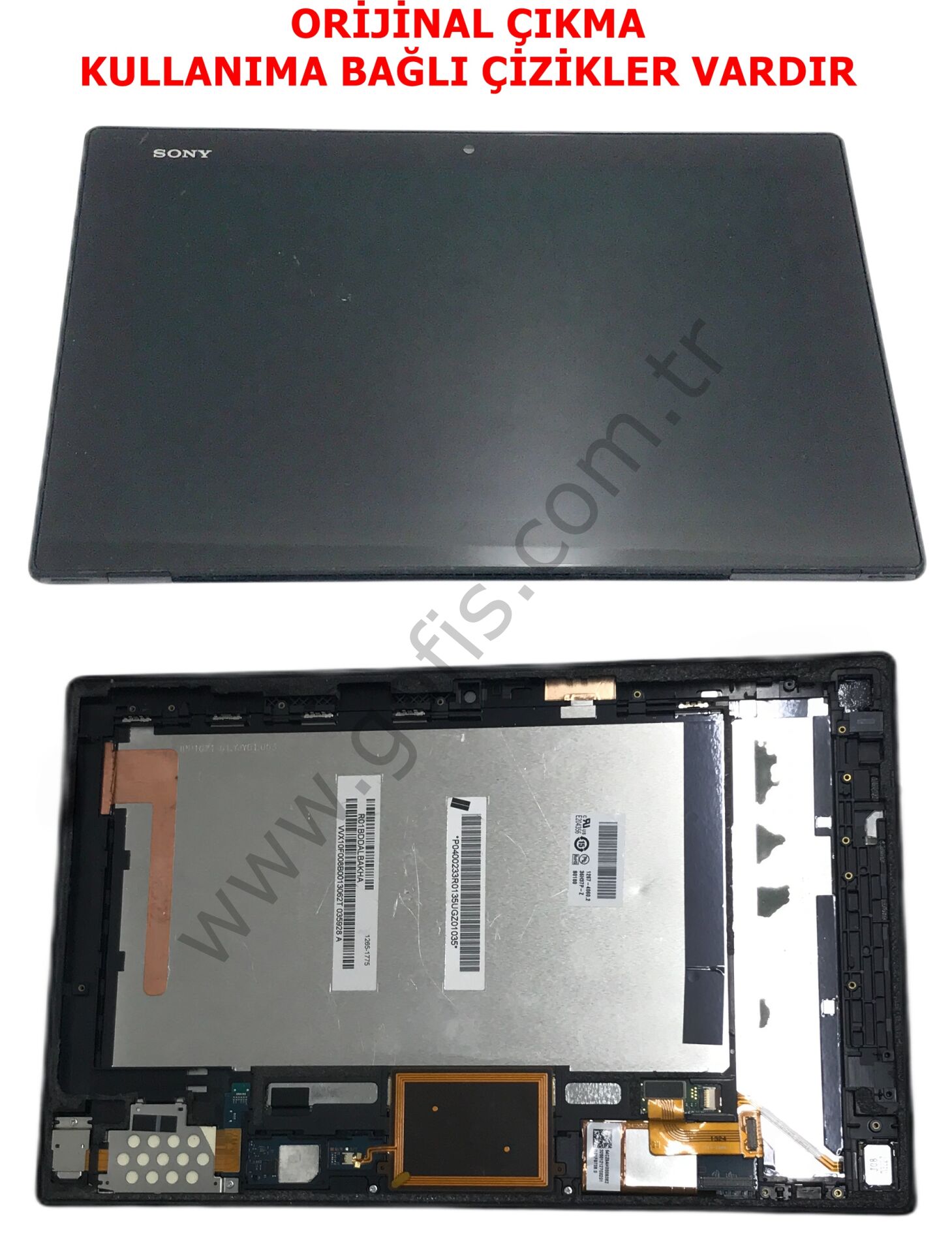 SONY XPERİA TABLET Z SGP311 SGP321 SGP312 LCD EKRAN DOKUNMATİK %100 ORİJİNAL