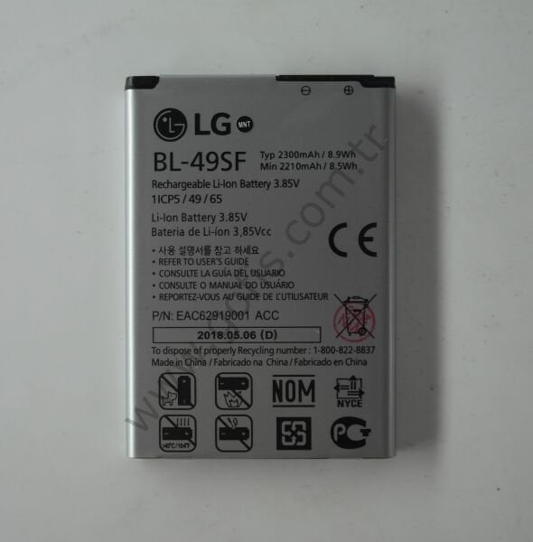 LG G4 MİNİ LG G4 BEAT PİL BATARYA BL-49SF 2300mAh %100 UYUMLU